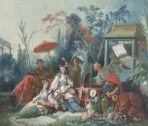 Il giardino cinese, c. 1742